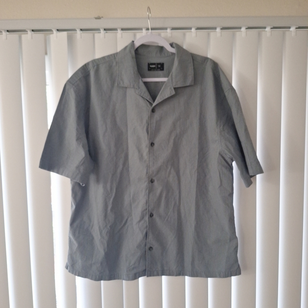 Pull & Bear Black Label Button Front Shirt